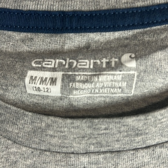 Kids Carhartt Gray Tee Shirt - Picture 3 of 5